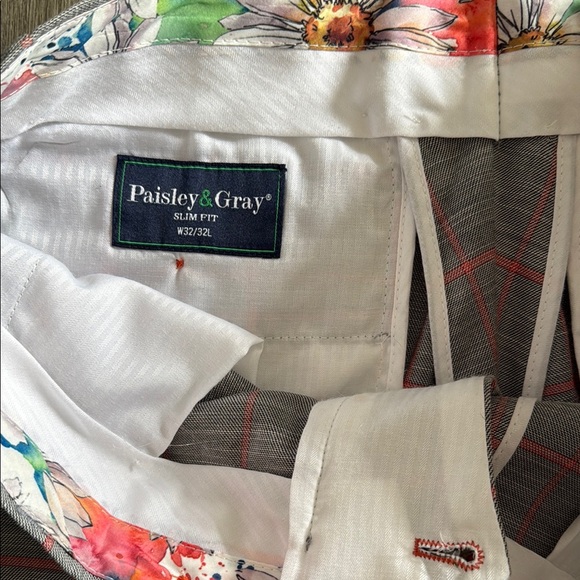 Paisley & Gray pink/grey Men's Suit - Picture 9 of 13